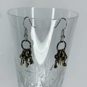 Key chain earrings